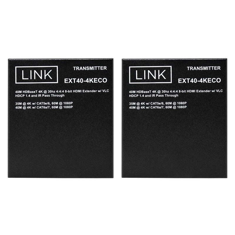LINK EXT40-4KECO 40M (4K@30Hz 4:4:4) HDMI Extender