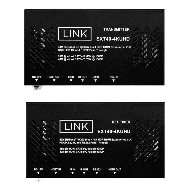 LINK EXT40-4KUHD 40M (4K@60 4:4:4) HDR HDBaseT Extender