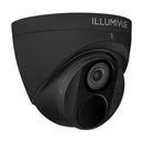 Illumivue IP4T-NC-BK 4MP IP Turret Camera with NightColor - Black