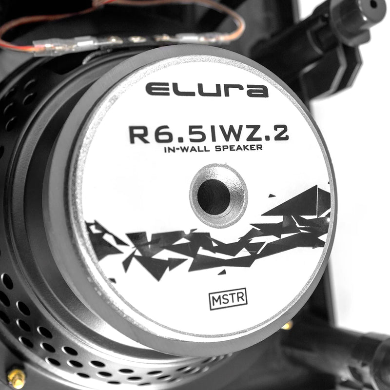 Elura R6.5IWZ.2 Red Label Series Performance 2-Way 6.5" In-Wall Speakers