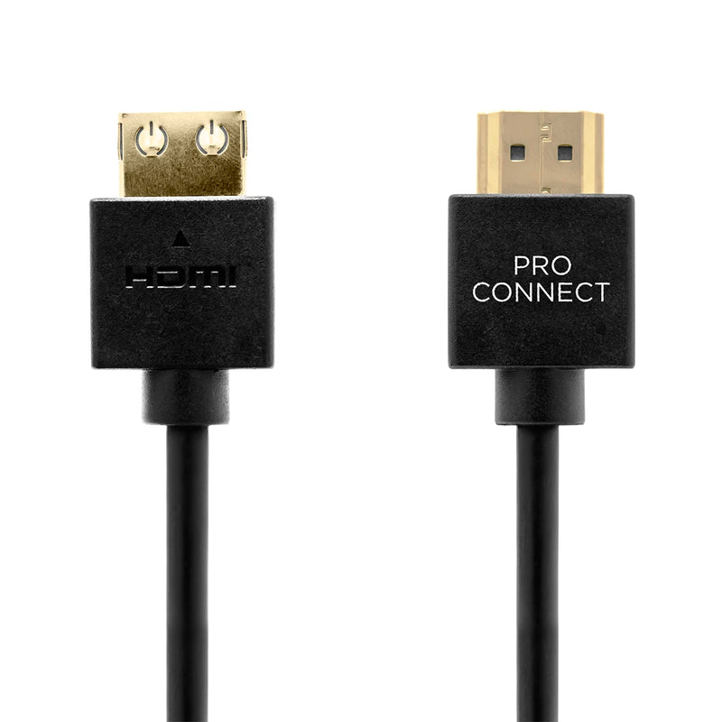 ProConnect HDS-1.5ST Slim Snug-Tite HDMI Cable 2.0 18Gbps w/ Ethernet - 1.6'