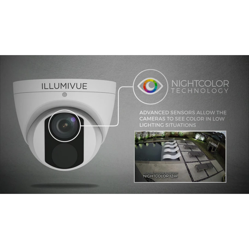 Illumivue IP5VDVF-NC 5MP Vandal Dome Camera with 2.8-12mm Varifocal Lens