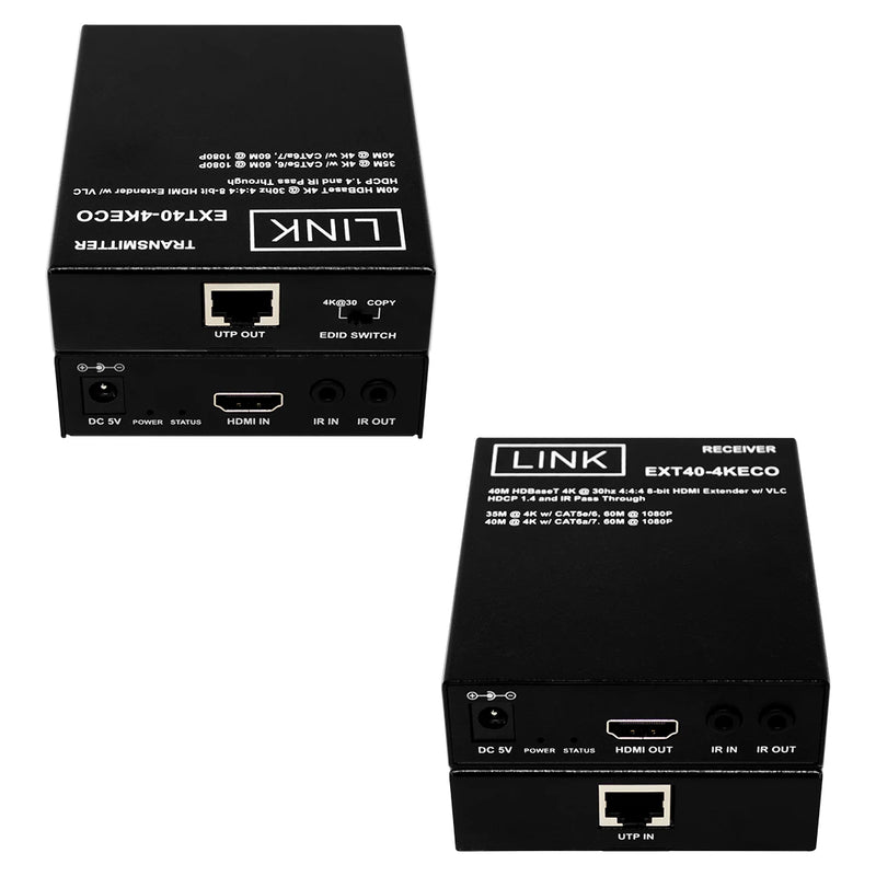 LINK EXT40-4KECO 40M (4K@30Hz 4:4:4) HDMI Extender